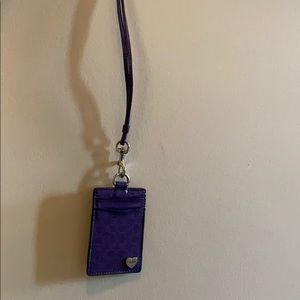 Card holder and lanyard